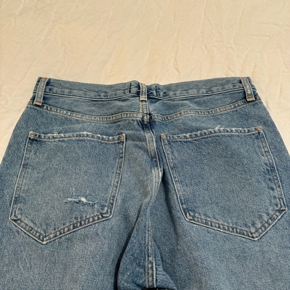 Agolde Jamie Medium Wash Distressed Jeans - Picture 5 of 6